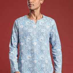 Anouk Men Ethnic Motifs Printed Pure Cotton Kurta-picture-58