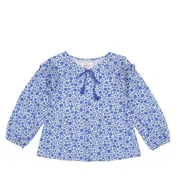 YOUNG BIRDS Floral Print Tie-Up Neck Top-picture-24