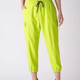 Globus Green Loose Fit Joggers-image-63