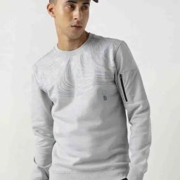 Wildcraft Light Grey Regular Fit Printed Sweatshirt-picture-15
