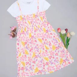 Pantaloons Junior Girls Multicoloured Dress-image-13