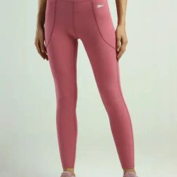 Reebok Pink Regular Fit Sports Tights-23