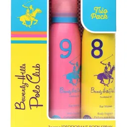 Beverly Hills Polo Club Women's Deodorant Trio Pack - 150 ml Each (Pack of 3)-image-3