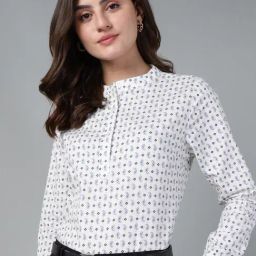 Hancock Cream Cotton Printed Shirt-image-56