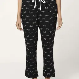 Dreamz by Pantaloons Black Cotton Printed Pyjamas-picture-41