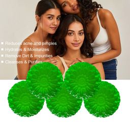 GROOVY Set Of 5 Walnut Wonder Green Tea Bathing Bar - 100 g Each image 3