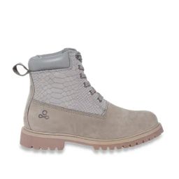 Skating Monk By Woodland Women's Bright Grey Derby Boots-image-92