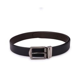 The Roadster Lifestyle Co Men Leather Reversible Buckle Formal Belt-image-88
