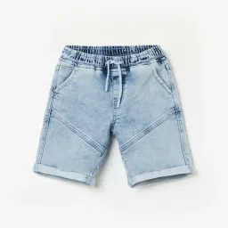 Fame Forever by Lifestyle Kids Blue Regular Fit Shorts-picture-15