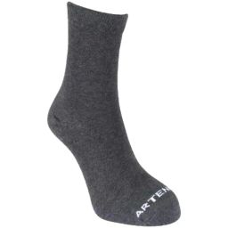 Artengo by Decathlon Grey Cotton Solid Socks ( UK 5.5-8 EU39-42 )-46