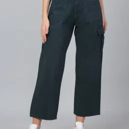 Cantabil Dark Green Cotton Regular Fit Cargo-image-31