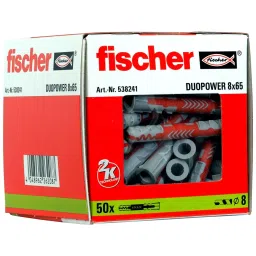 Fischer Duopower Plug Plastic 8x65 mm (Pack of 50 Pcs)-picture-20