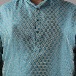 SOJANYA PLUS Men Regular Kurta with Pyjamas image 4