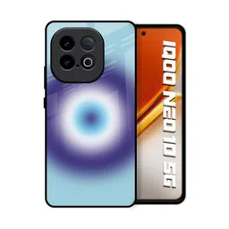 QRIOH Unisex iQOO Neo 10 5G Quirky Evil Eye Art Shockproof Glass Back Case-picture-46
