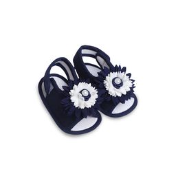 COCO CANDY Girls Cotton Floral Applique Booties-image-94