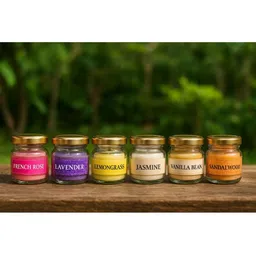 POOKIEMOON Set of 6 Scented Glass Jar Candle-picture-13