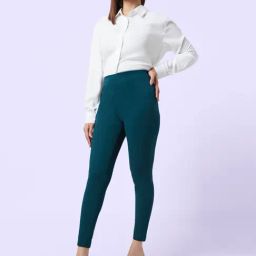 YU by Pantaloons Blue High Rise Tights-picture-33