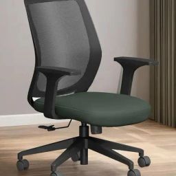 Godrej Interio Fabric Office Arm Chair Grey, Optional Installation Available-image-49