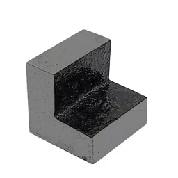 A.D INTERNATIONAL Cast Iron Solid Webbed Angle Plate Ground Finish Size 4x4x4 inch for Clamping, Work Holding, RT-4WDH-0STA-image-82