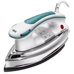 Novamax Magnum 1200 W Heavy Weight Automatic Aluminium Alloy PTFE Coated Sole Plate Dry Iron, Teal & White-image-56