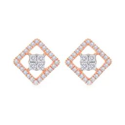 Malabar Gold and Diamonds 18 kt Gold & Diamond Earrings-picture-13