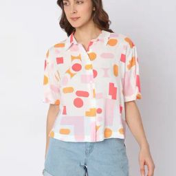 Vero Moda Multicolor Printed Shirt-image-33