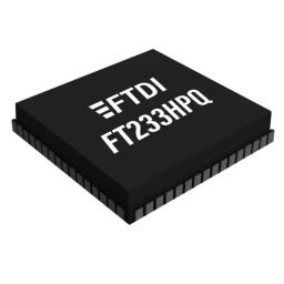 FTDI USB Controller 12 Mbps USB 2.0 3.3 V 64-Pin QFN 64, FT233HPQ-TRAY (Pack of 260 Pcs)-image-15