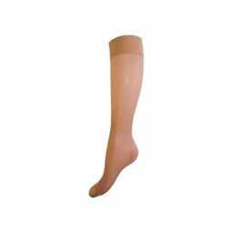 AS ONE Gilofa See-Through Fine Socks M Size Nylon & Polyurethane Beige, 7-3175-02-22