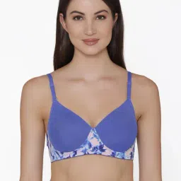 Clovia Blue Padded Non Wired T-Shirt Bra-image-28