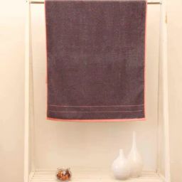 Ariana Luxury Brown Cotton Quick Dry Bath Towel-picture-2