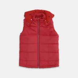 Pantaloons Junior Red Cotton Regular Fit Jacket-picture-13