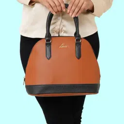 Lavie Tan Solid Medium Handbag-image-82