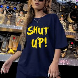 Outzidr Women Typography Print Round Neck Tshirt-image-56