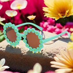 SHOP FRENZY Unisex Kids Round Sunglasses with UV Protected Lens-image-77