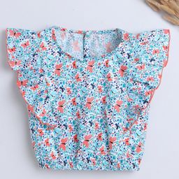 The Magic Wand Sleeveless Floral Top - Orange-picture-42
