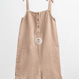 Somersault  Sleeveless Solid  Dungaree - Brown-image-76