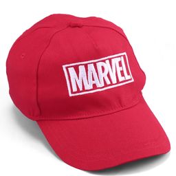 Pine Kids Marvel Summer Cap with Avengers Graphics & Embroidery Detailing Red - Diameter 16.5 cm-11