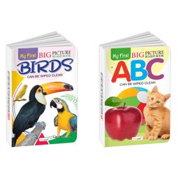 My First Big Picture Board Book ABC AND Birds : Educational books for young children, Fun learning picture books for kids, Toddler learning board book | Pack of 2 board books-12