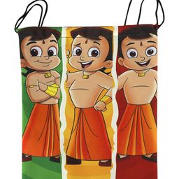 Smily Kiddos Chhota Bheem String Bag | Multi-Color Kids Drawstring Bag | 17.5 x 14 inch-image-7
