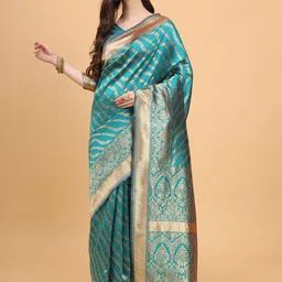 Melok Woven Design Zari Art Silk Banarasi Saree-image-118