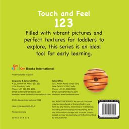om books international Touch And Feel Numbers Board Book - English image 2