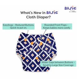 superbottoms Super Bottoms Basic Reusable Cloth Diaper Tie-Dye Print- Multicolor image 2