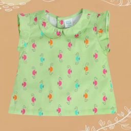 MINIKLUB Kids Green Printed Top-image-67