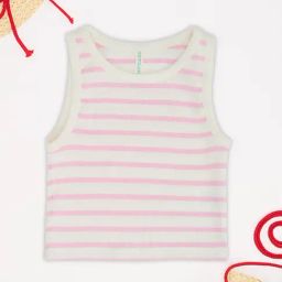 Pantaloons Junior Girls Snow White Striped T-Shirt-image-70