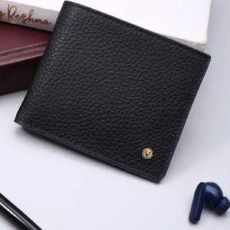 Allen Solly Black Formal Leather Bi-Fold Wallet for Men-55