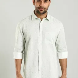 Indian Terrain Green Regular Fit Printed Shirt-picture-47