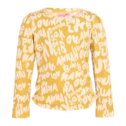 Cutecumber Kids Yellow Printed T-Shirt-image-40