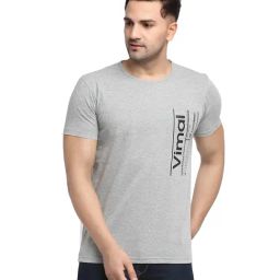 Vimal Jonney Silver Printed T-Shirt-image-48