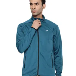 ALCIS Teal Blue Regular Fit Jacket-picture-44