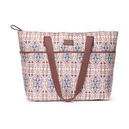 ZOUK Agra Floral Multicolor Printed Tote Handbag-image-52